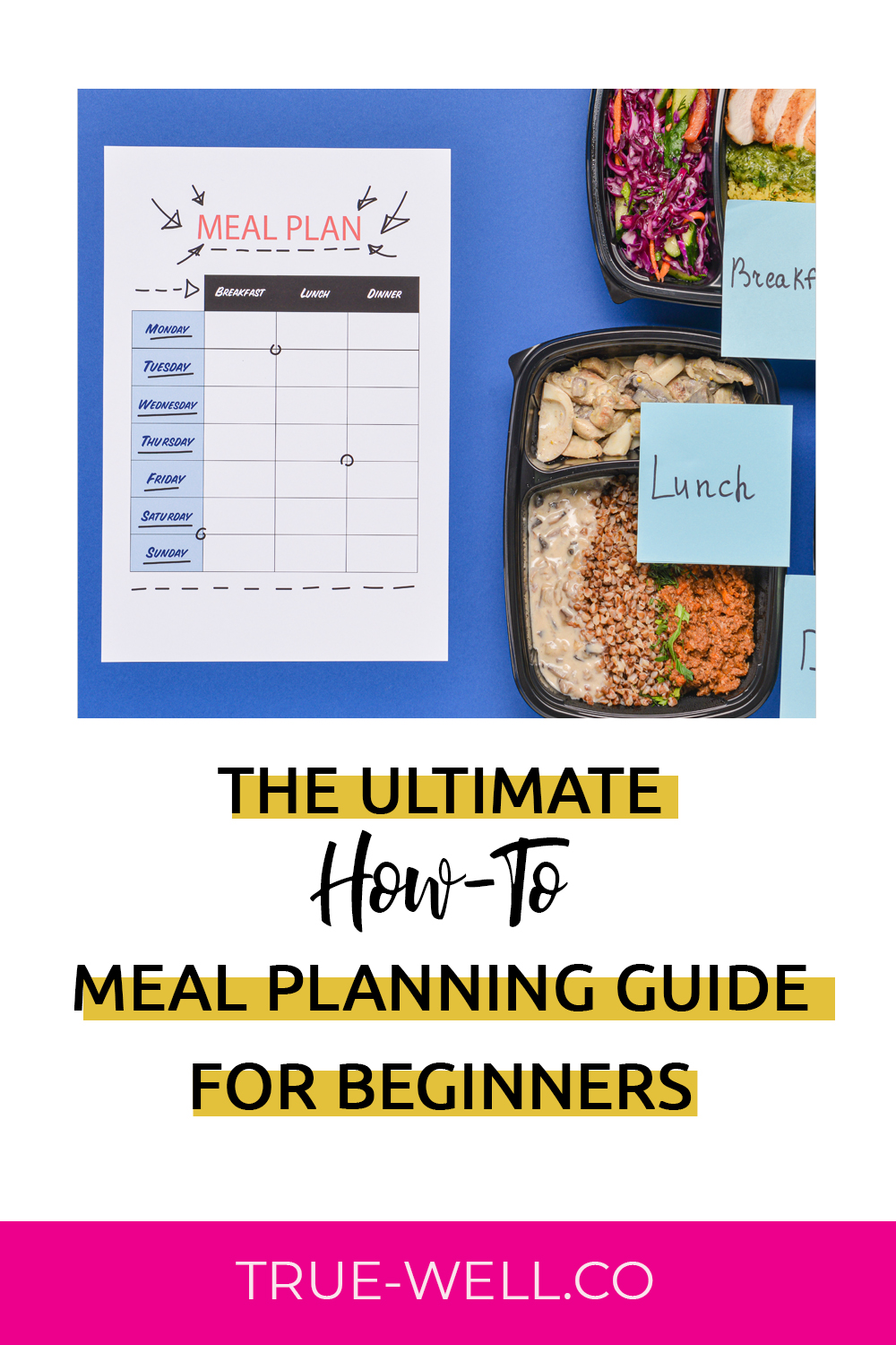 The Ultimate How-to Meal Planning for Beginners Guide - TRUE-Well.co
