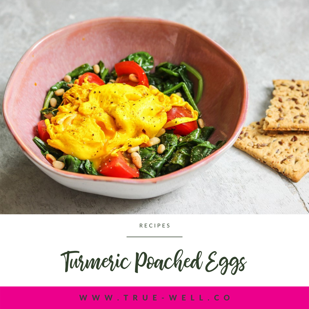 turmeric poached eggs breakfast anti-inflammatory