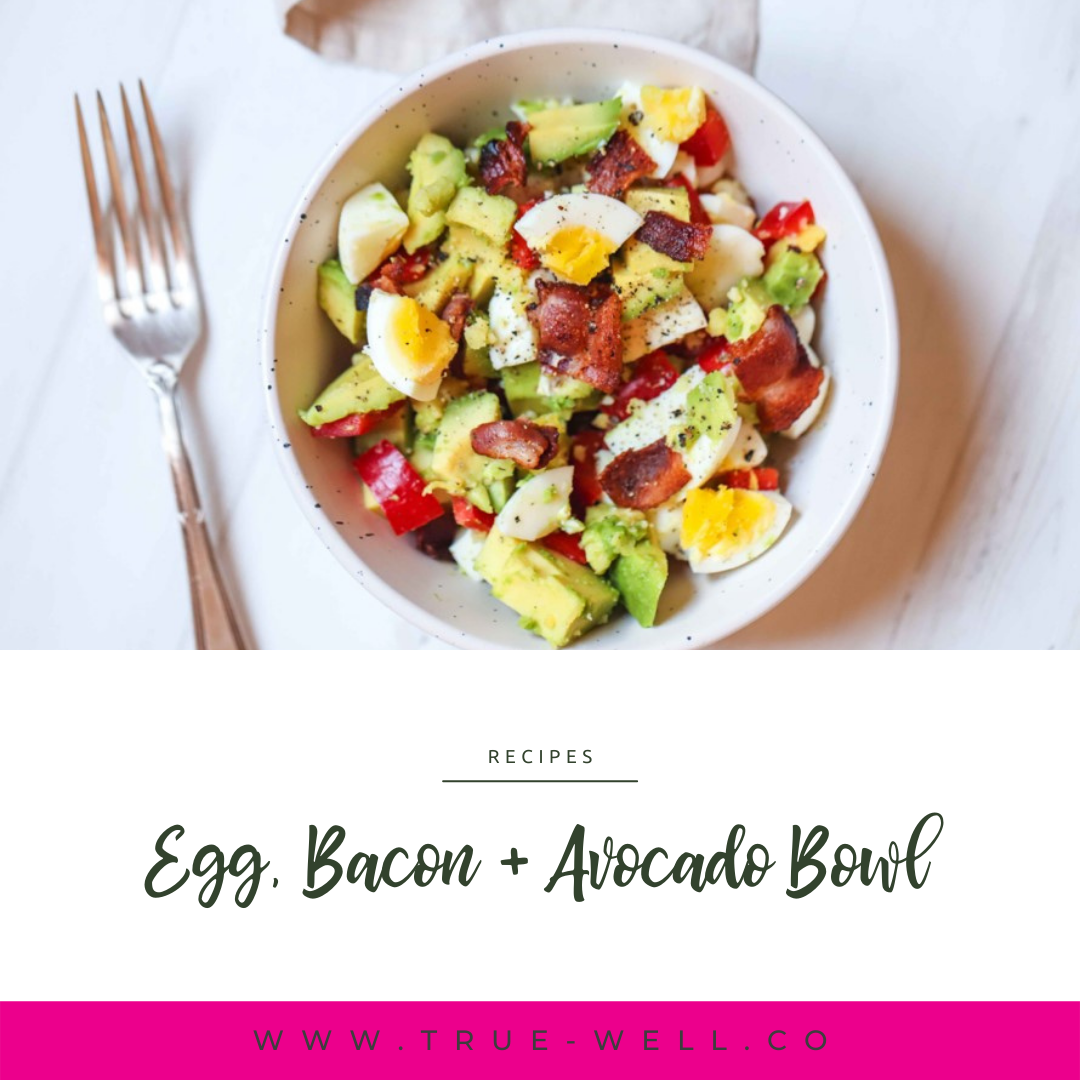 Egg, Bacon, + Avocado Bowl