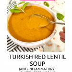 Red lentil soup vegan gluten free healthy easy