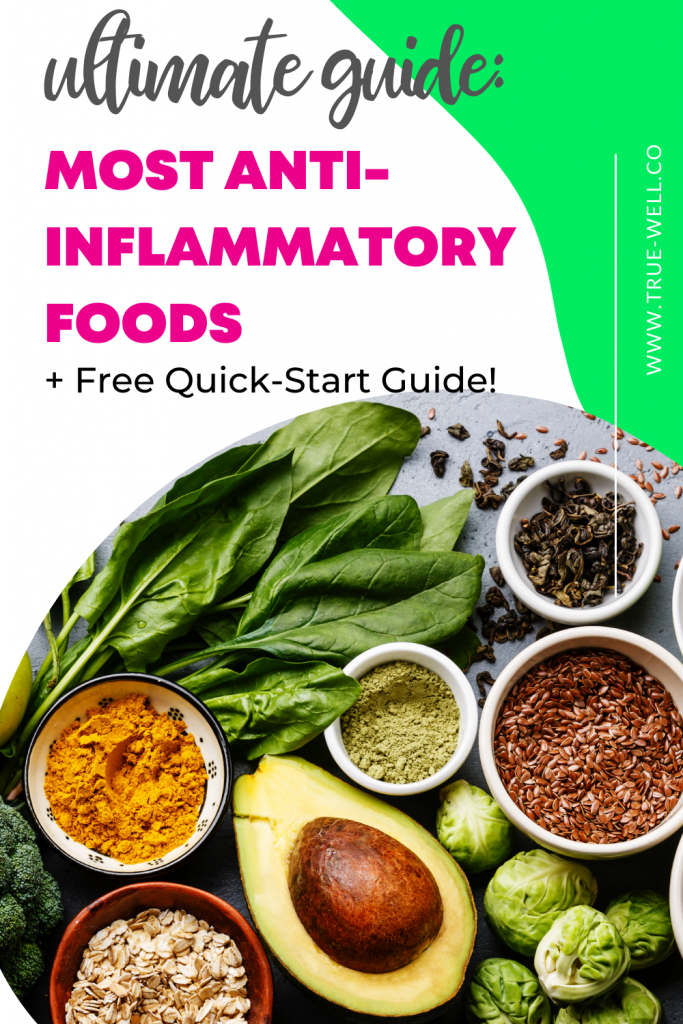 list of anti inflammatory foods