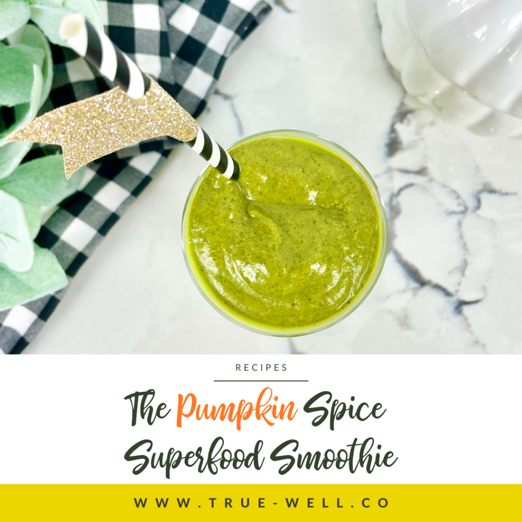 pumpkin spice superfood smoothie anti inflammatory