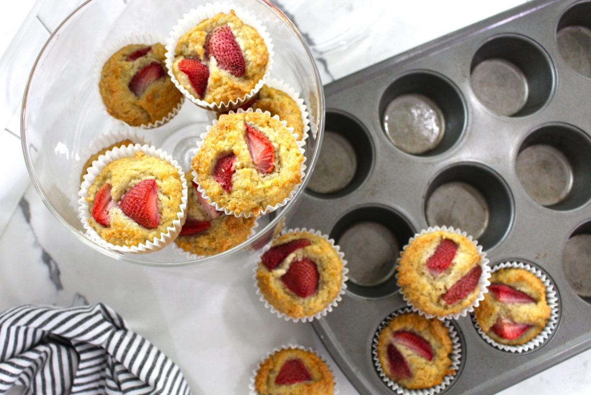 Strawberry Breakfast Muffins | Anti-Inflammatory, Gluten-Free, Sugar-Free