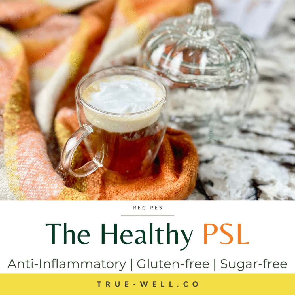 healthy psl pumpkin spice latte sugar-free