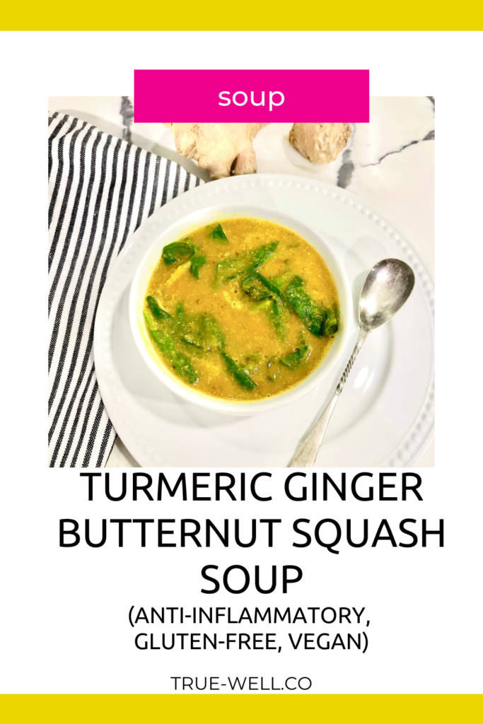turmeric ginger butternut squash soup