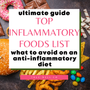 top inflammatory foods list