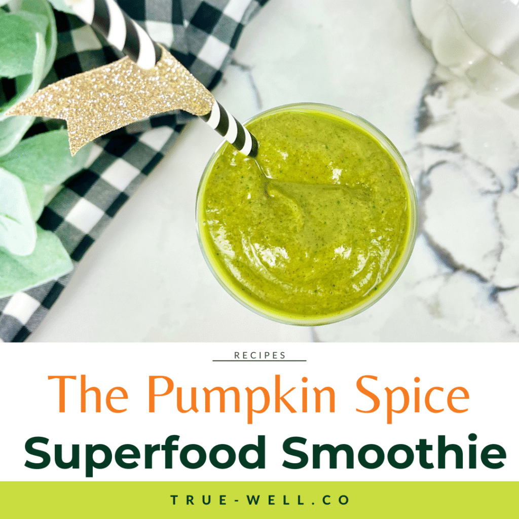 pumpkin spice superfood smoothie anti inflammatory