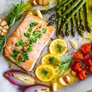 anti inflammatory dinner salmon sheet pan recipe